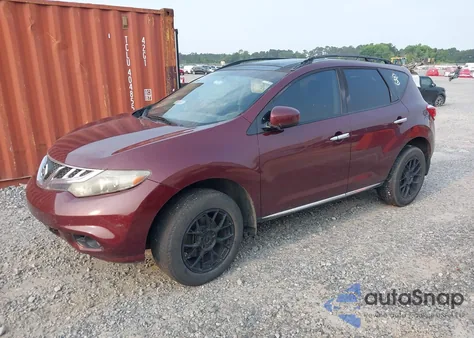 2011 Nissan Murano Sv из США, поврежденный, VIN JN8AZ1MU9BW054124